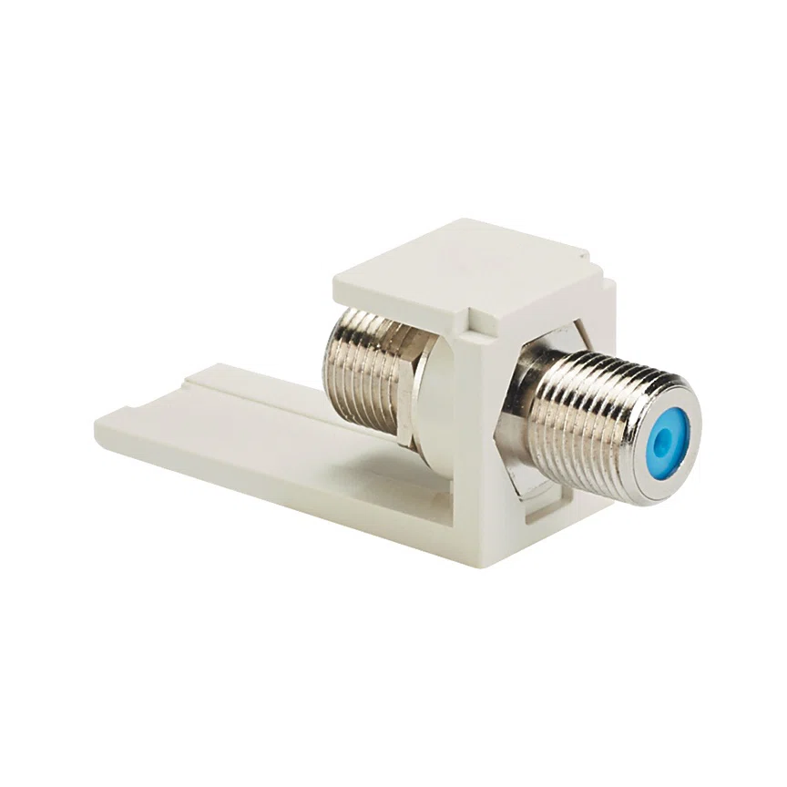 CMFEI PanNet Mini-Com F Type Module, Electric Ivory