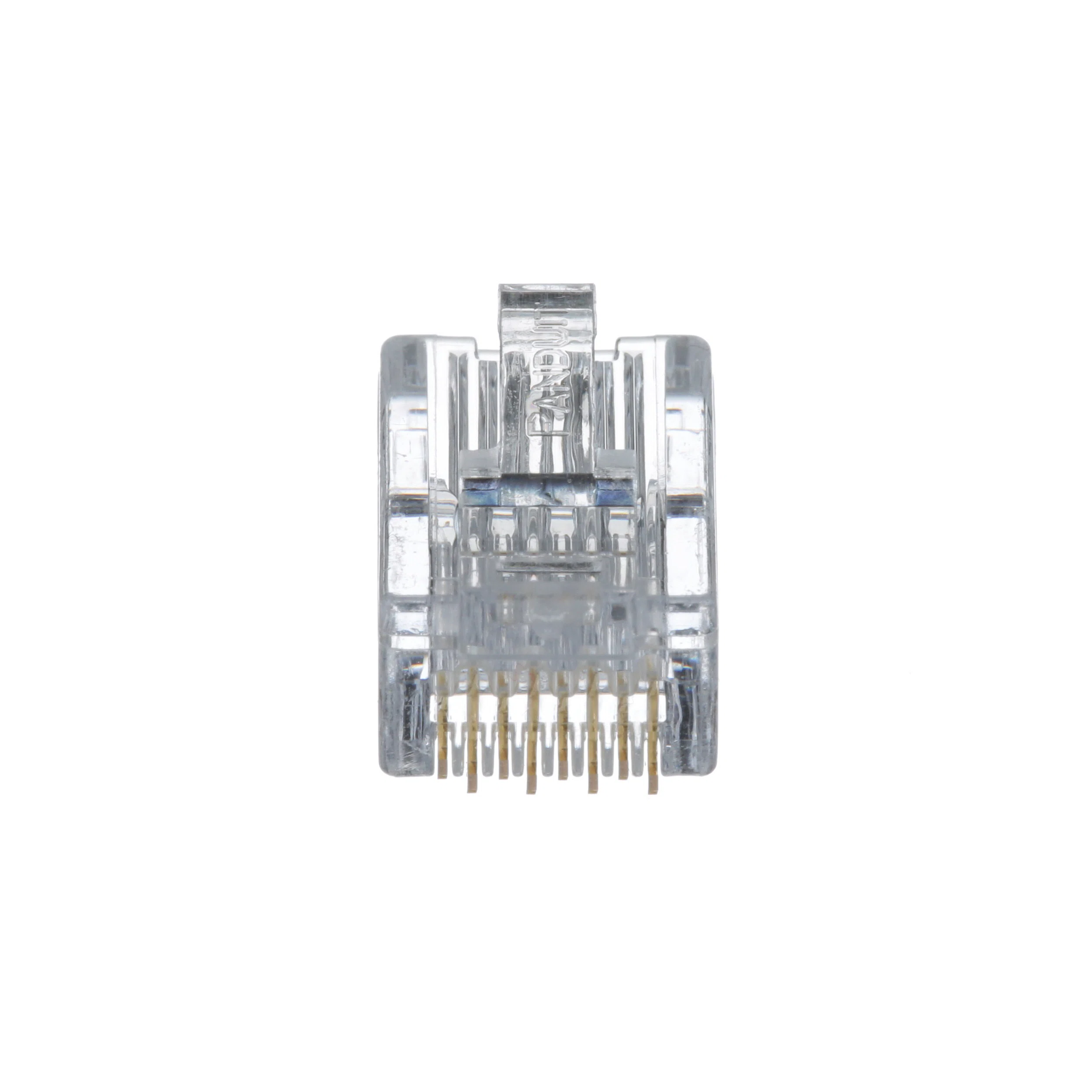 MP588-C Pan-Plug 1-Port 8-Position 8-Wire High Performance Unshielded Modular Plug, T568A/T568B/UTP Connector, 24 AWG Copper Cable, Cat 5e