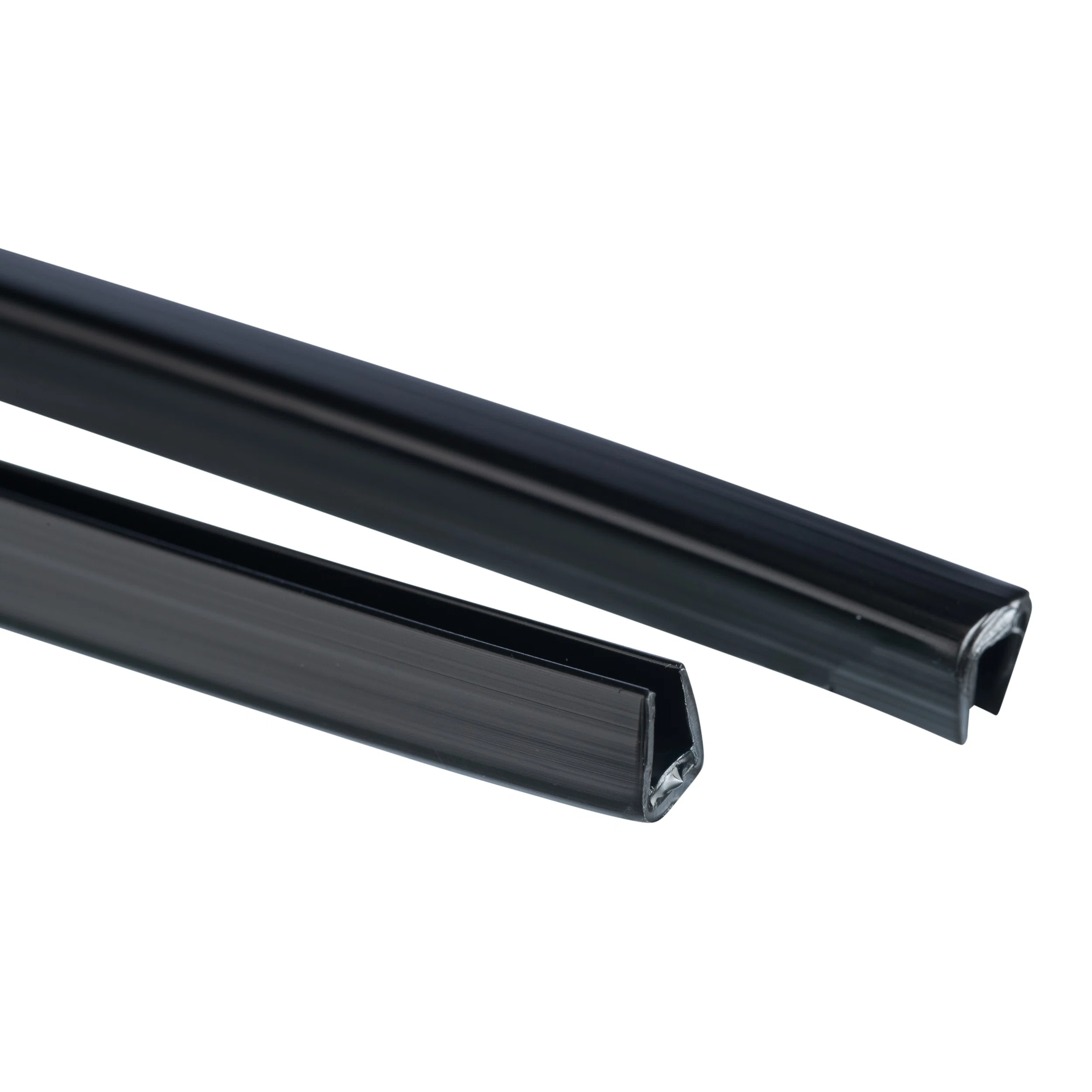 GES189F-C0 Non-Adhesive Solid Weather-Resistant Grommet Edging, 0.144 to 0.189 in THK Panel, 100 ft L, Polyethylene, Black