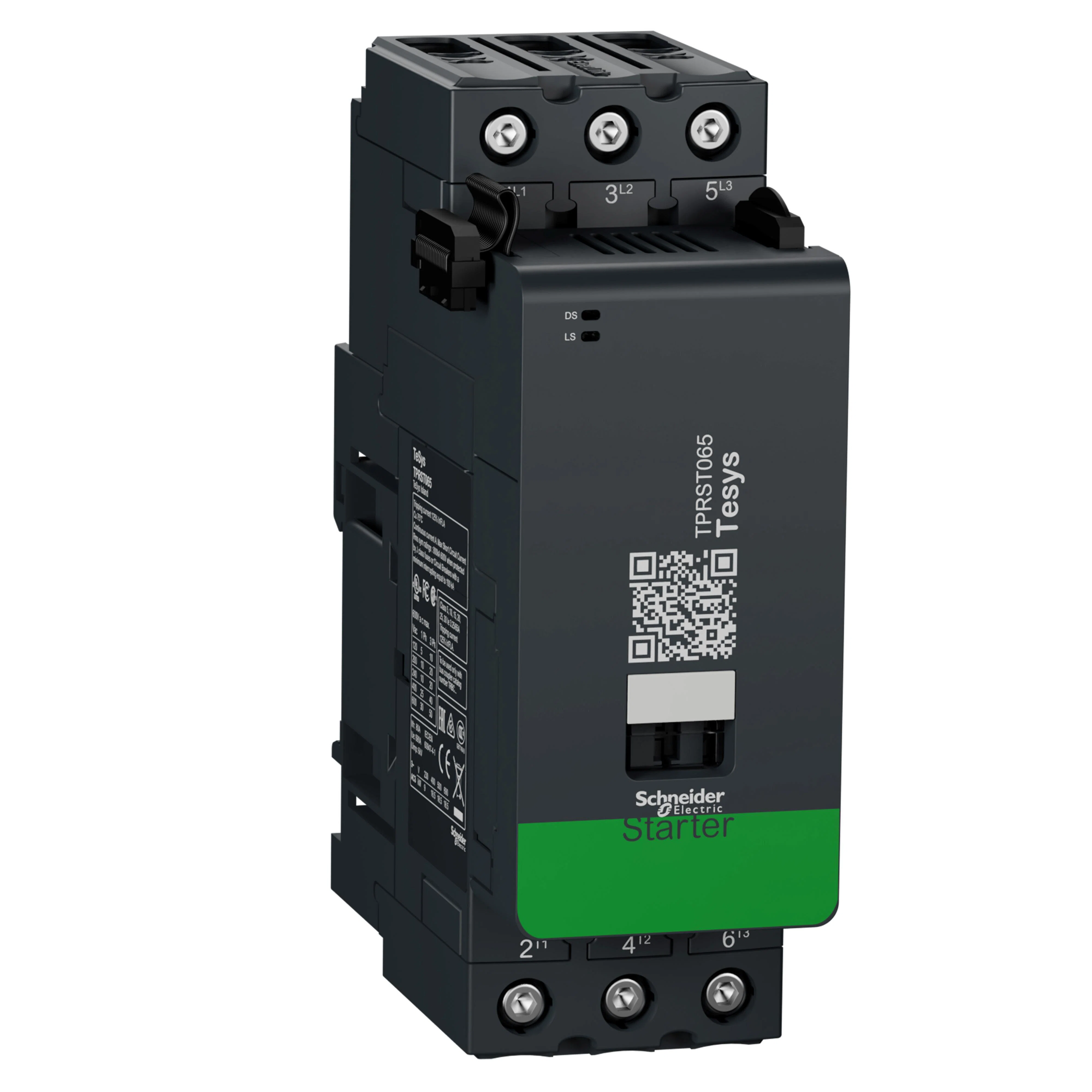 TPRST065 Direct online Motor Starter, 3 Poles, IP20 Enclosure