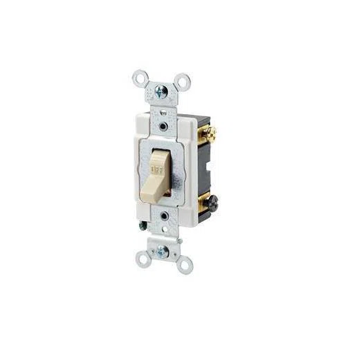 1222-SI Grounding Toggle Switch, 120/277 V AC, 20 A, 800 W, 1000 VA Power Rating