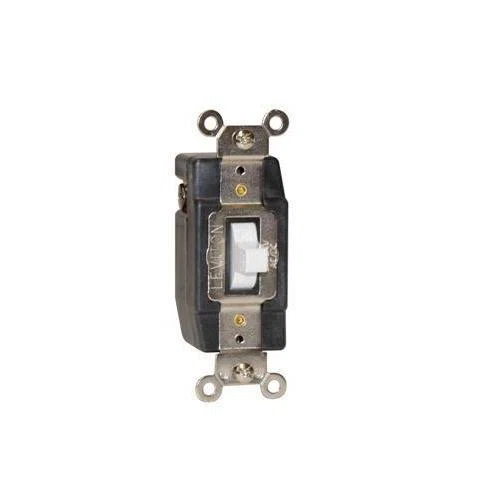 1081-W Center OFF Grounding Low Voltage Momentary Contact Standard AC Quiet Toggle Switch, 24 V AC/DC, 3 A, SPDT Contact