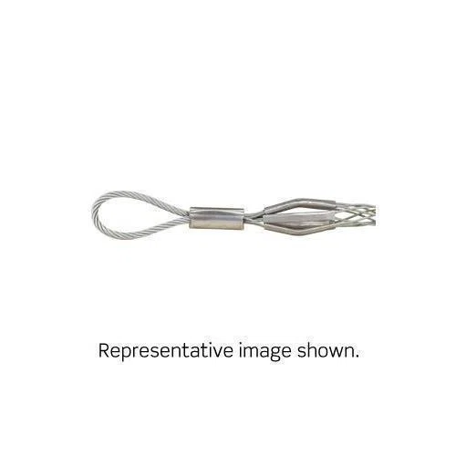 L8515 Light Duty Single Weave Short Length Wire Mesh Pulling Grip, 1.25 to 1.49 in Dia, 17 in L Mesh, 1160 lb, Galvanized Steel