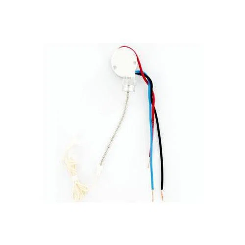 1691-50 3-Speed 4-Position Heavy Duty Pull Chain Switch, 125/250 V AC, 3 A, 6 A