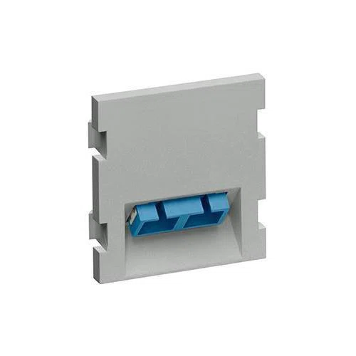 41292-2CG QuickPort 2-Unit High Duplex SC Angled Fiber Adapter MOS Insert, Snap-Fit Mount