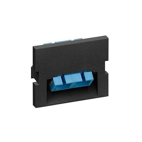 41294-2CE QuickPort 1.5-Unit High Duplex SC Angled Fiber Adapter MOS Insert, Snap-Fit Mount