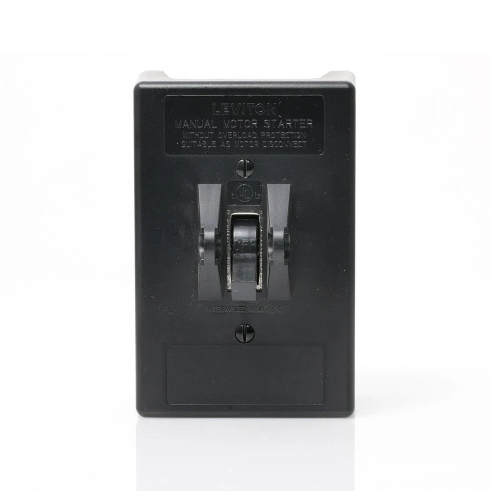 N1303-TDS Powerswitch Type 1 Grounding Industrial Grade Manual AC Motor Starter Switch, 600 V AC, 30 A, 20 hp Power Rating, 3PST Contact