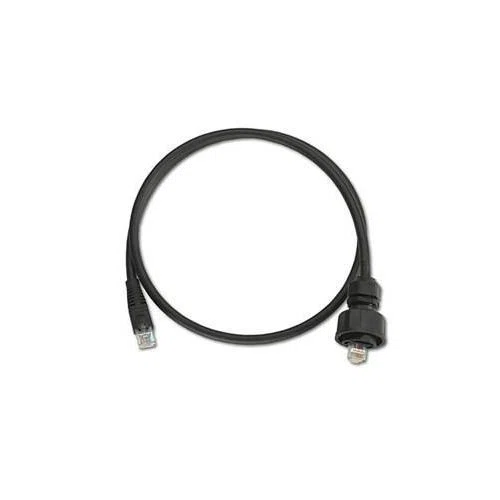 D6723-15E DuraPort Copper Patch Cord, Cat 6A, 26 AWG S/FTP Stranded Conductor, 8-Position Modular Industrial Plug to RJ45 Plug Connector, 15 ft L Cord, Black