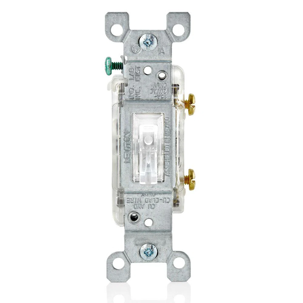 L1461-2C L1461 LED Toggle Switch, 120 V AC, 12 A