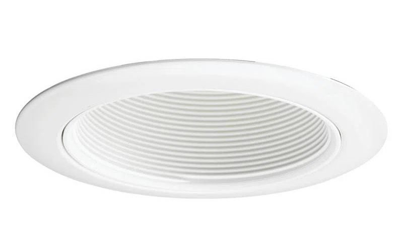 14 WWH Downlight Line Voltage Baffle Trim, 7-5/16 in ID x 5 in OD, Halogen Lamp, For Use With IC1, IC1W, IC1S, IC1P, TC1, TC1S, TC1R, PL418, IC91RLWDG4 Series 50 W PAR20 Line Voltage Housing