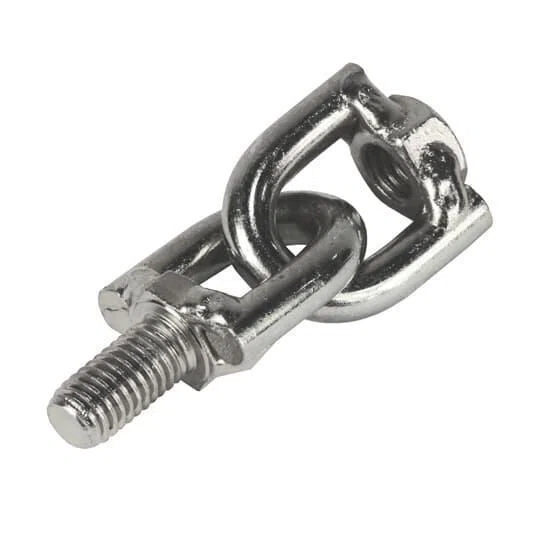 E131-3/8 Superstrut 100 Threaded Swivel Joint, 3/8 in, For Use With Metal Framing System, Steel, GoldGalv