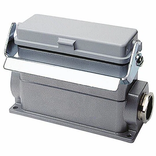 BB710MV Pos-E-Kon 1-Lever Locking Box Base With Cover, 2 x 1/2 in NPT Entry, Surface Mount, Die Cast Aluminum
