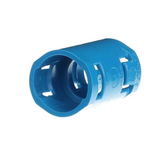 A240E Carlon 1-Piece Flexible Quick-Connect ENT Raceway Coupling, 3/4 in, Polycarbonate