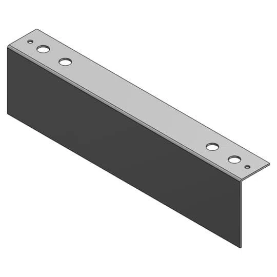 667-BP Steel City Blank Recessed Service Device Plate, Steel