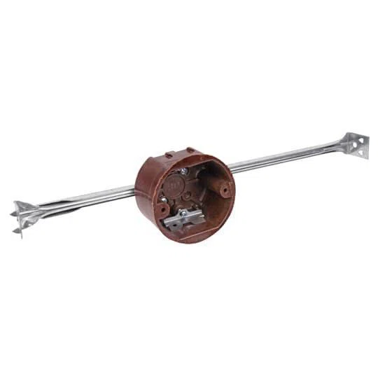 3090-95 Carlon Non-Metallic Ceiling/Fixture Outlet Box, Phenolic, 13.5 cu-in Capacity, 2-1/8 in D