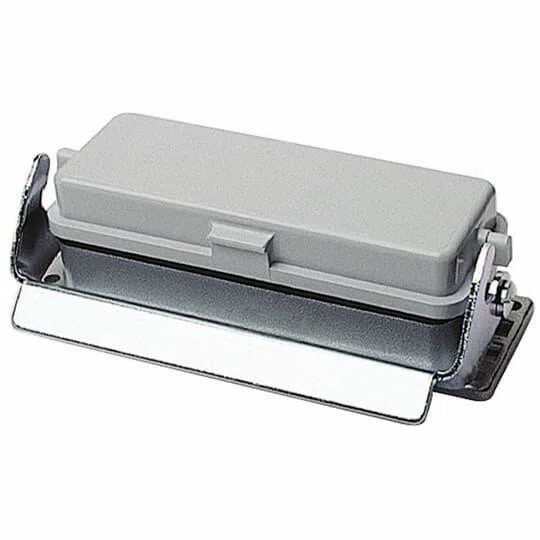 PB448 Pos-E-Kon 1-Lever Locking Panel Base With Cover, Rear, Panel Mount, Die Cast Aluminum