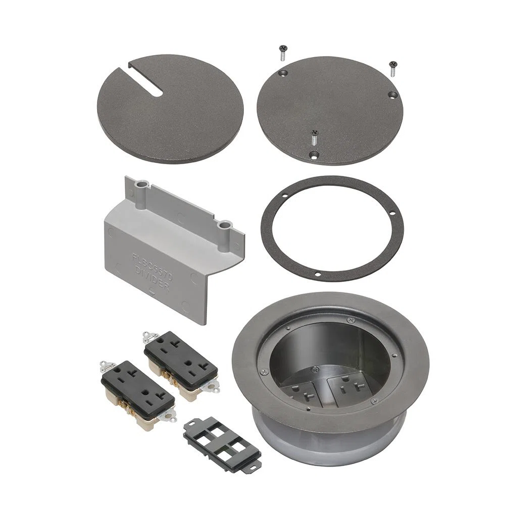 FLBC5570BL FLB Series Recessed Cover Kit, Steel