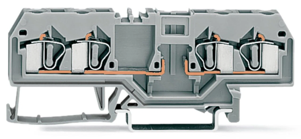 281-656 Horizontal, 400 V AC, 10 A, DIN Rail Mount