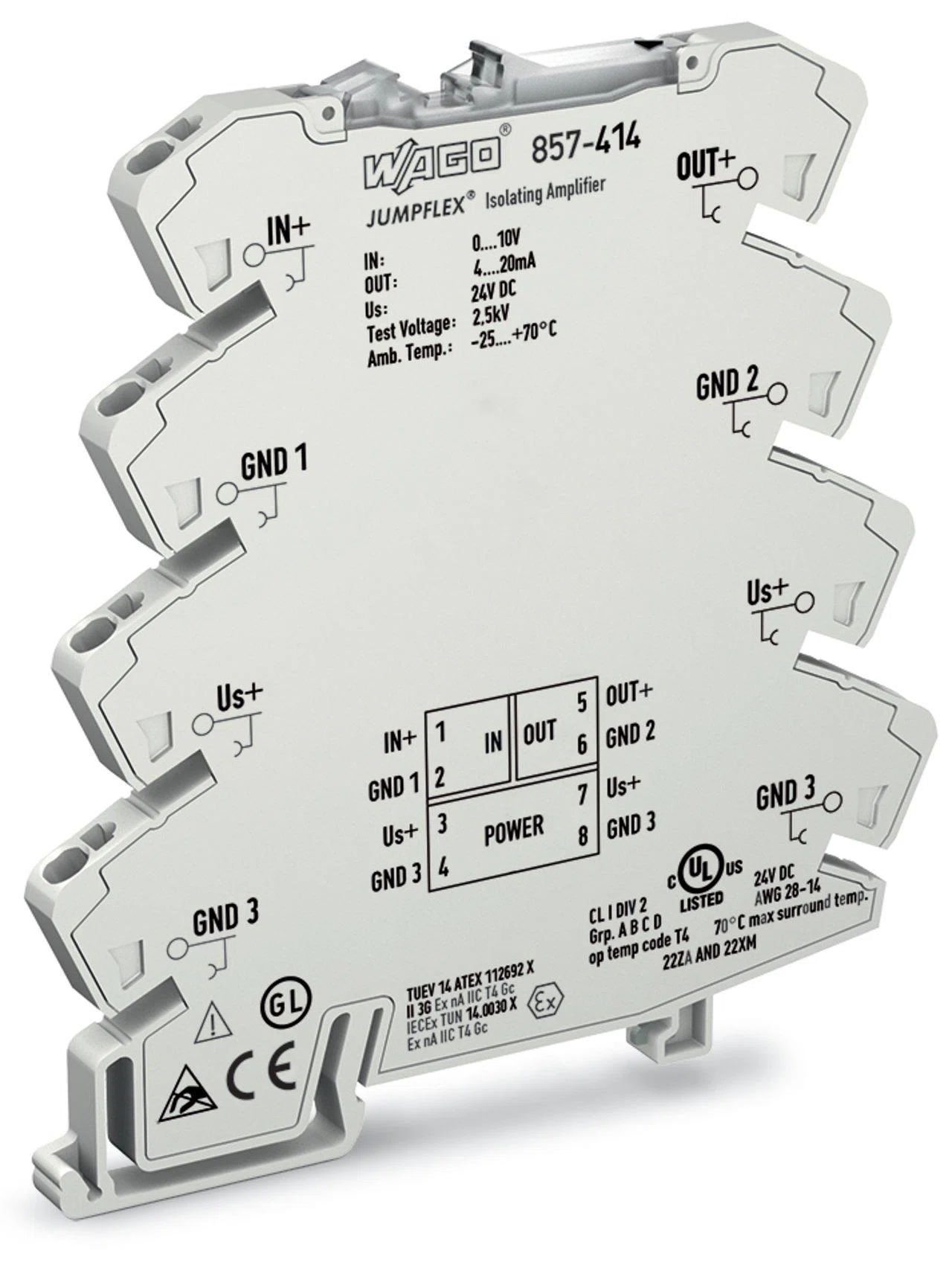 857-414 857 Amplifier, 24 V DC Input