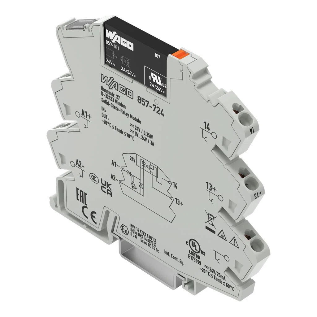 857-724 Solid-State Relay Module, 24 V DC, 3 A