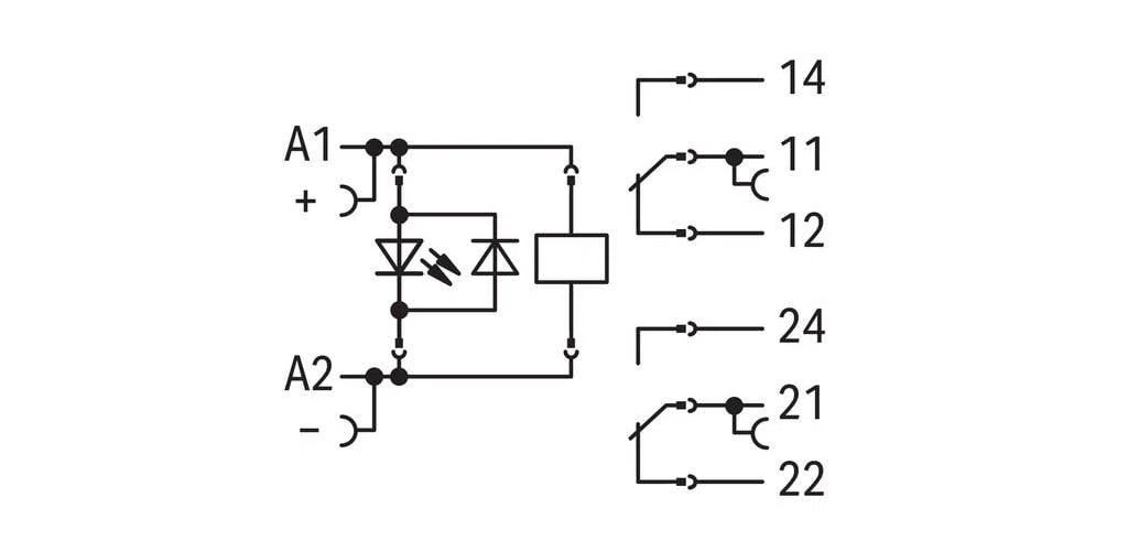 788-412 Relay Module, 24 V DC, 8 A