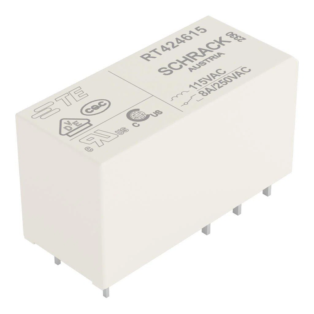 Basic relay; Nominal input voltage: 115 VAC; 2 changeover contacts; Limiting continuous current: 8 A; Module width: 13 mm; Module height: 15 mm