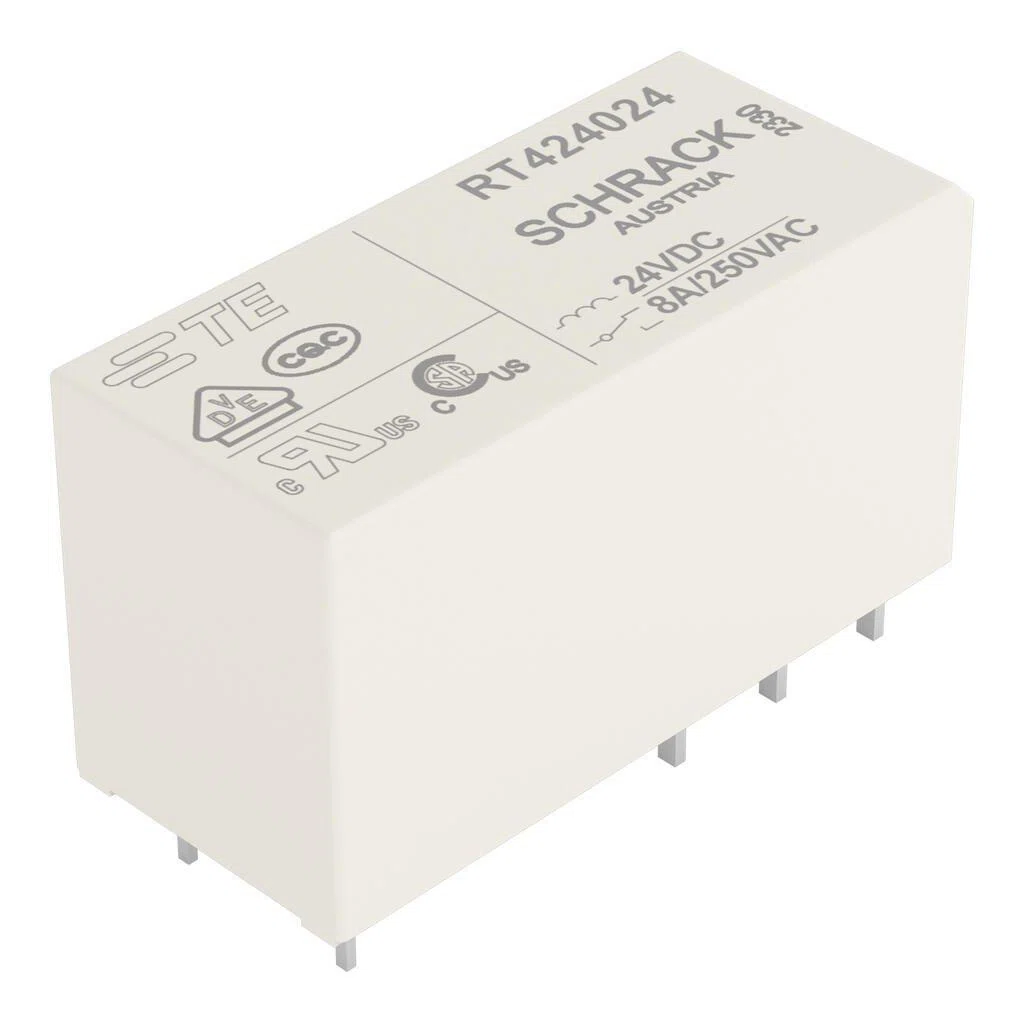 Basic relay; Nominal input voltage: 24 VDC; 2 changeover contacts; Limiting continuous current: 8 A; Module width: 13 mm; Module height: 15 mm