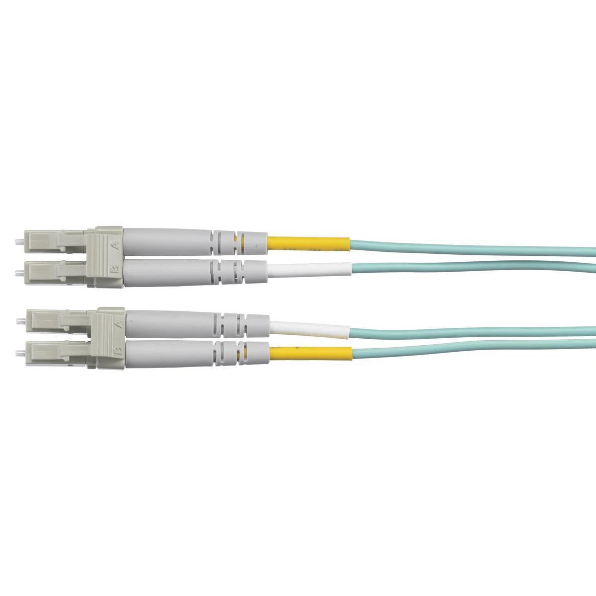 DFPCLCLCE2MM Duplex Multi-Mode OM3 Plenum Rated Fiber Optic Patch Cord, 6 Fiber, 50 um Core, 2 m L