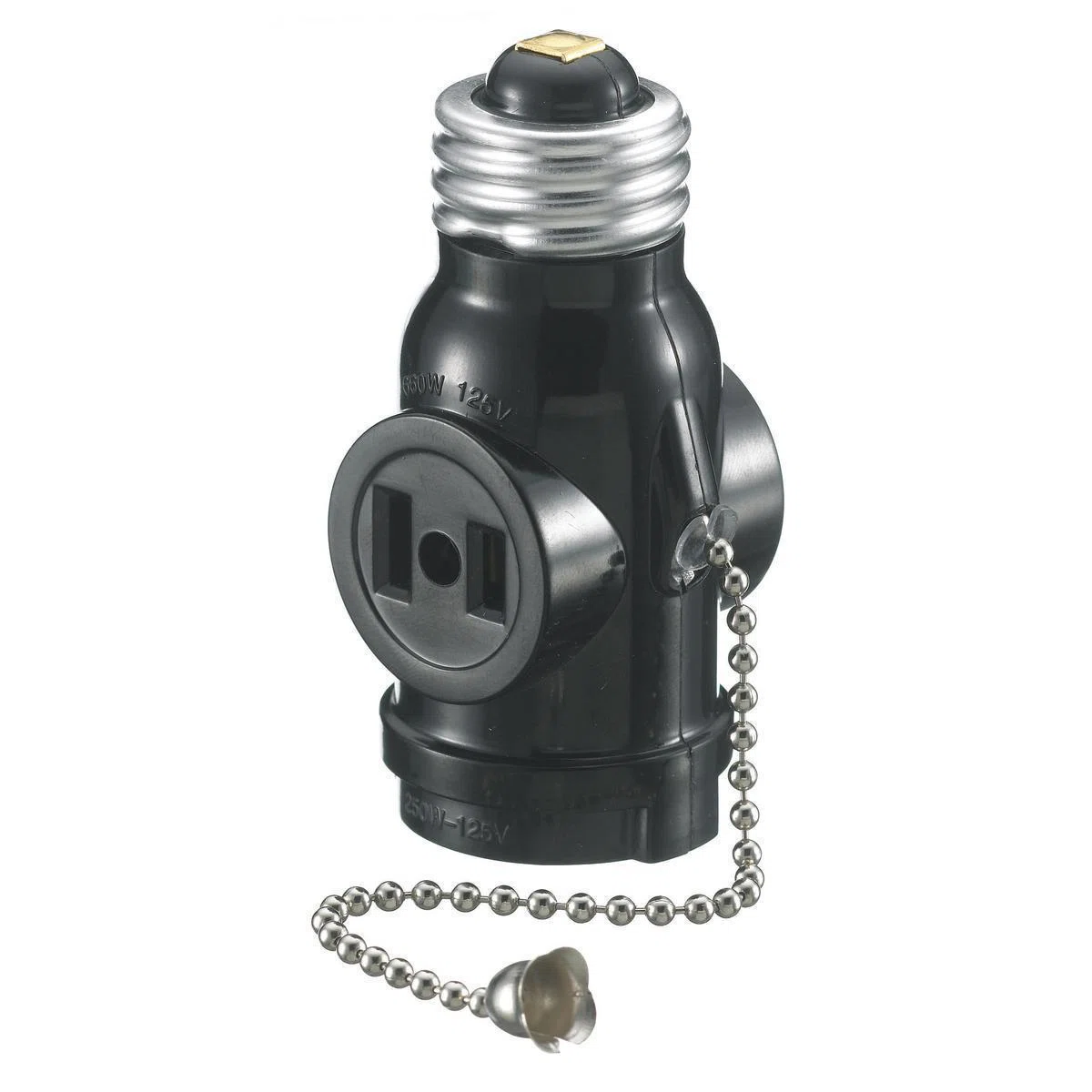 RL124H Pull Chain Lampholder and Socket, 660 W, 250 V AC, 2.64 A, E26 Lamp Base Incandescent Lamp