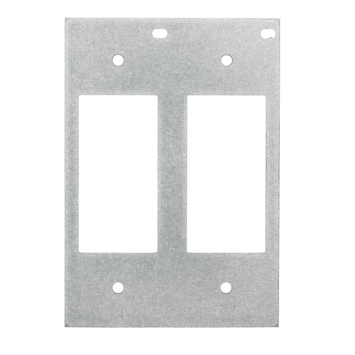 FB10MP2A CFB10 Mounting Plate, 3.62 in L x 5.19 in W, 10 Gangs, Galvanized Stamped Steel