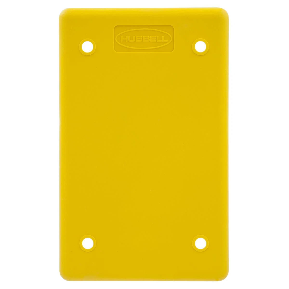 HBL60CM88 Blank Molded Standard Weatherproof Cover Plate, Thermoplastic