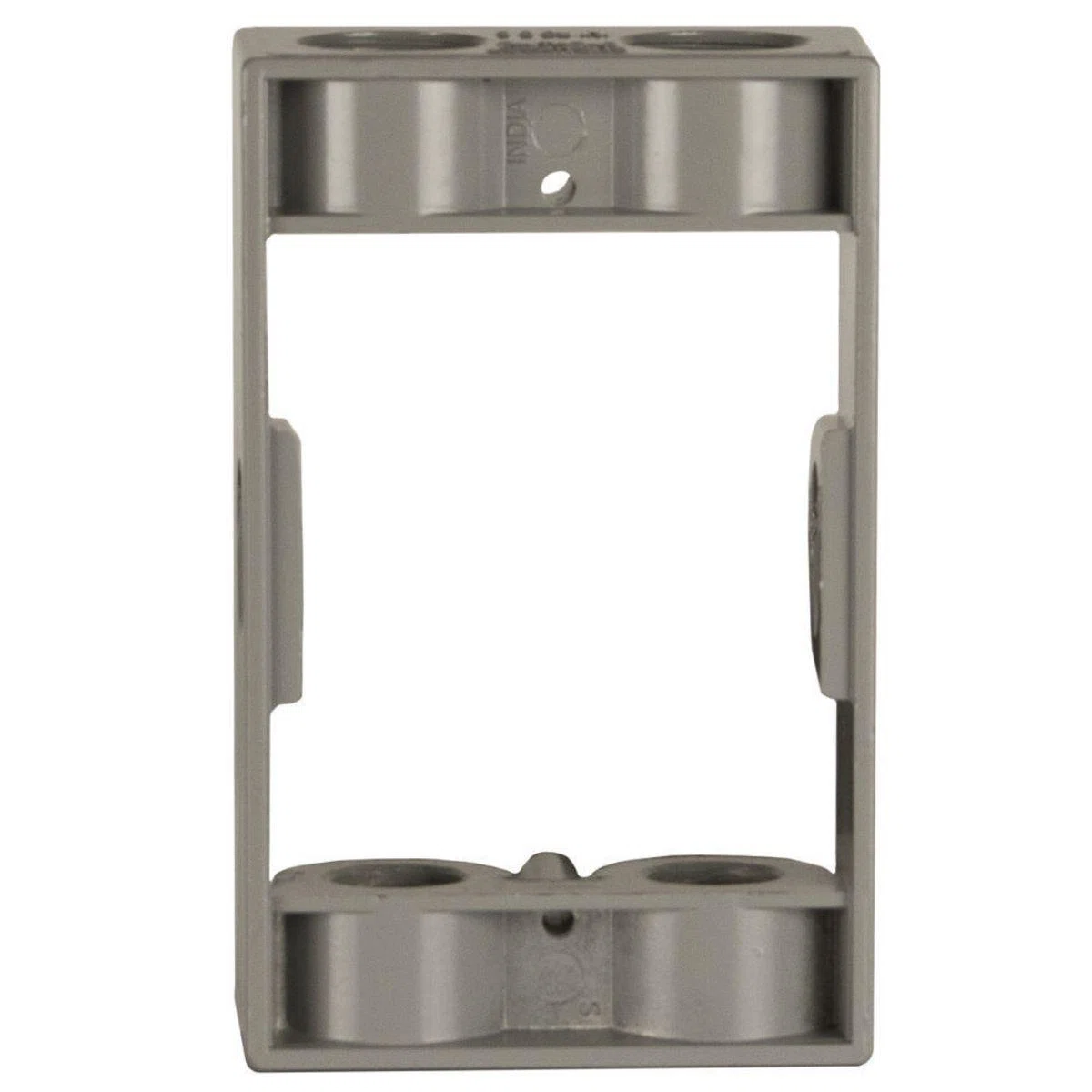 5400-0 Weatherproof Extension Adapter With Lug, 1 Gang, 4-9/16 in L x 3-1/2 in W x 1-1/2 in D, Die Cast Aluminum