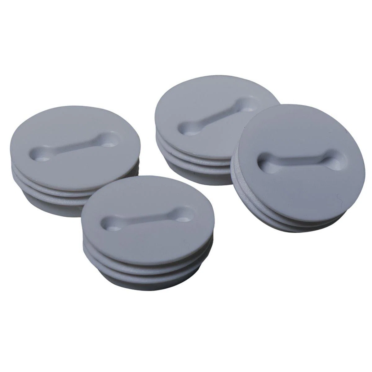 5271-0 Weatherproof Box Closure Plug, 1 in NPT Thread, Die Cast Zinc, Gray