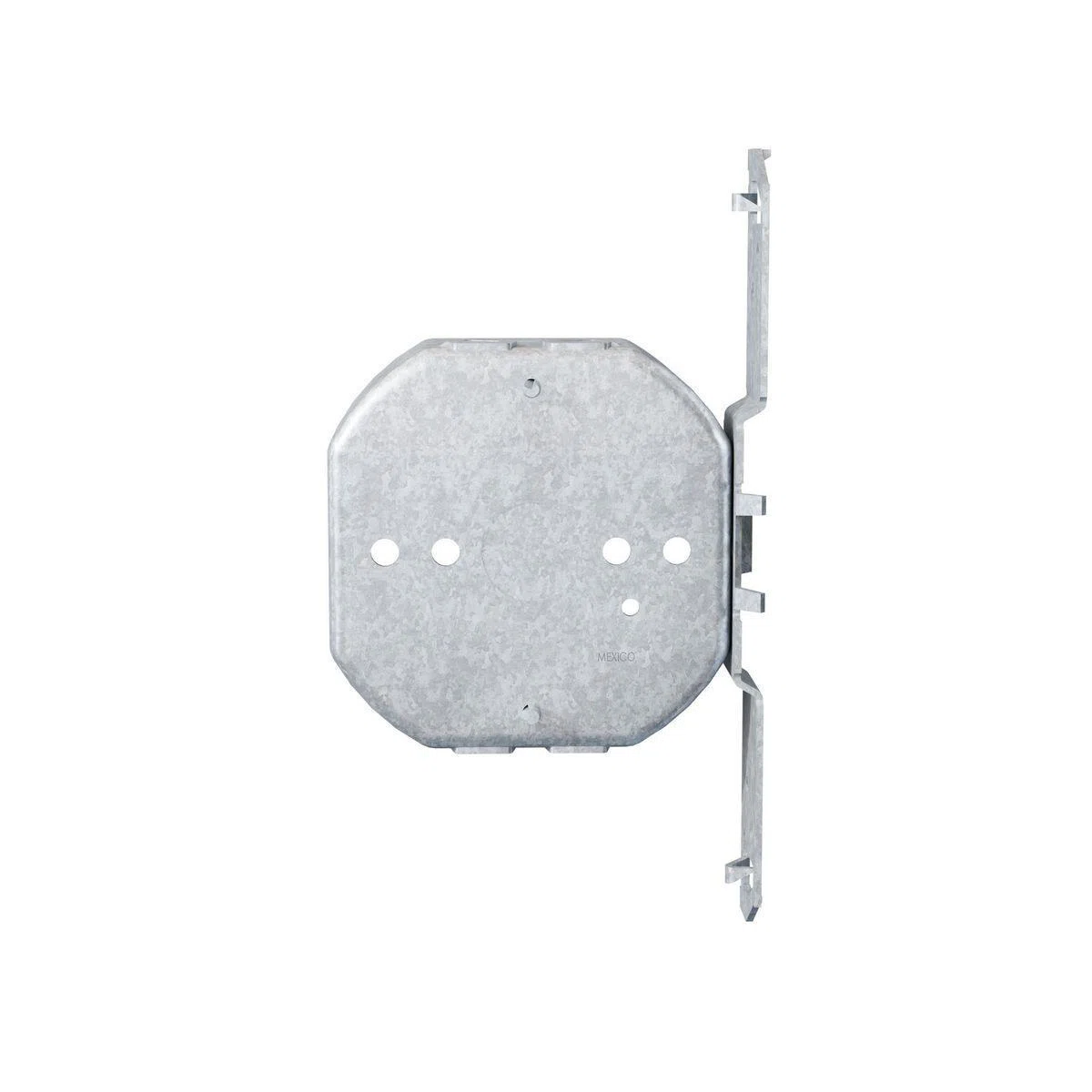 155 Octagon Box, Steel, 15.5 cu-in, 6 Knockouts