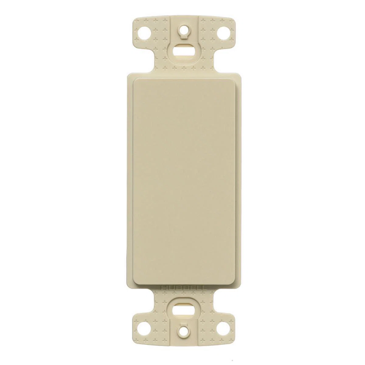 NS620I Blank Standard Decorator Frame, 1 Gangs, High-Impact Thermoplastic, Ivory, For Use With Multimedia Jack