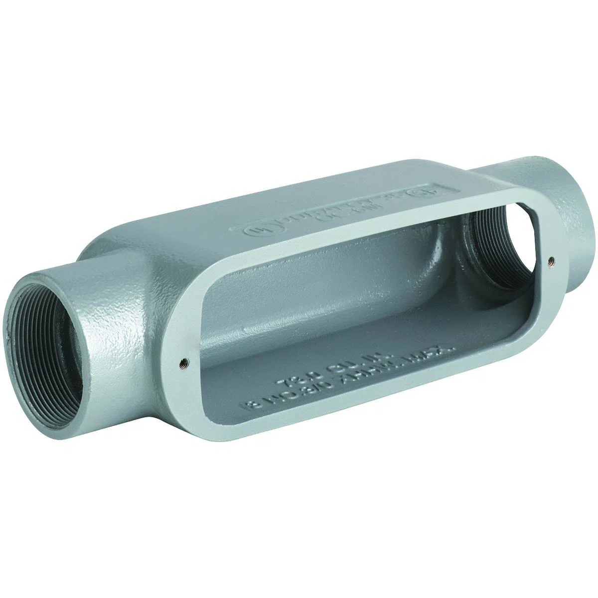 OC-0 O Series Type-C Conduit Body, 4 in Hub, 320 cu-in Capacity, Copper Free Aluminum, Electrostatic Powder Coated