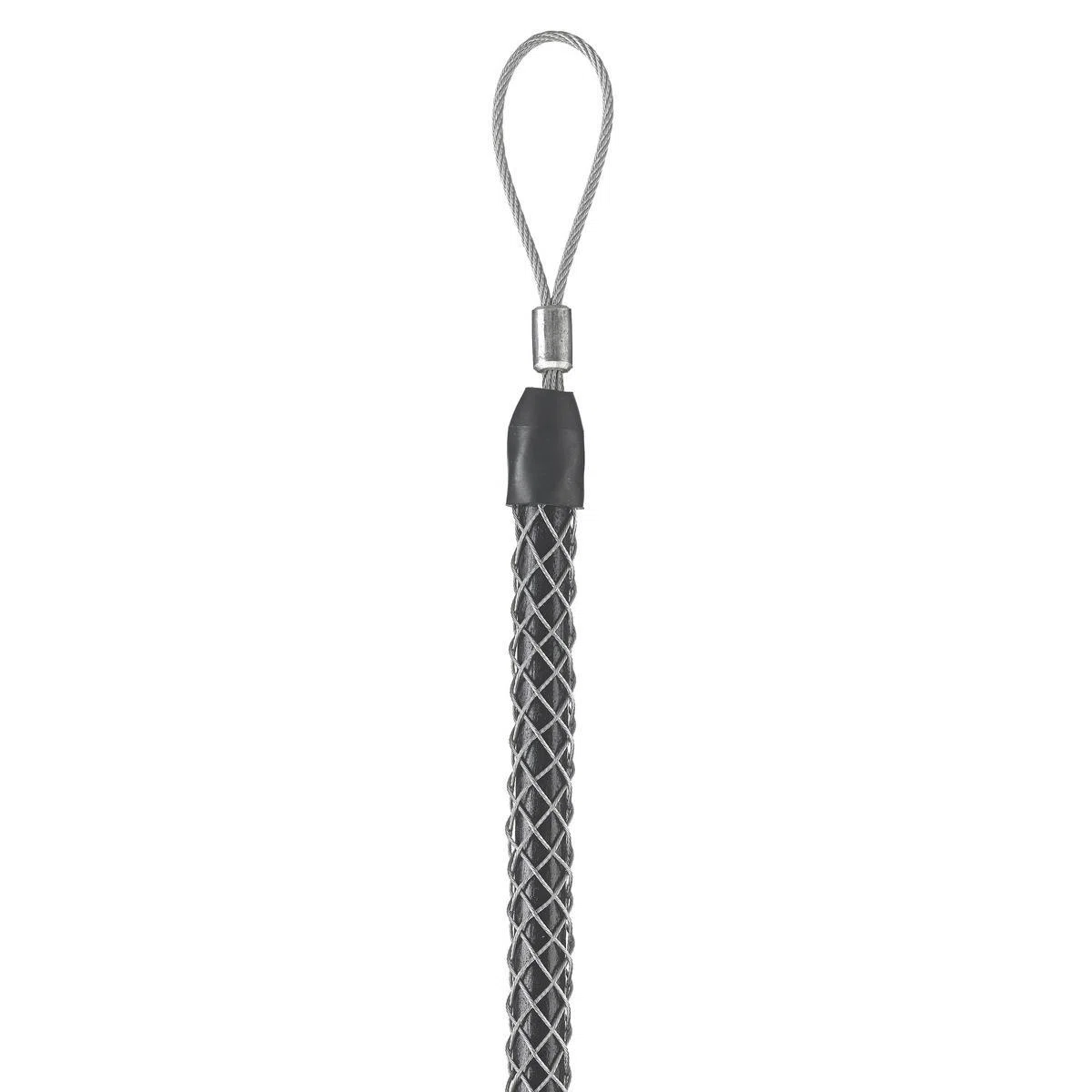 03305004 Standard Junior Non-Mounted Pulling Grip, 0.63 to 0.74 in Dia Cable, 10 in L Mesh, 390 lb Load, Galvanized Steel