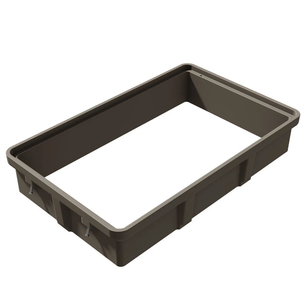PG3660EA12 Extension Long Open Bottom PG Style Straight Wall Tier-22 Underground Enclosure Box, 60 in L x 36 in W x 12 in H, Polymer Concrete