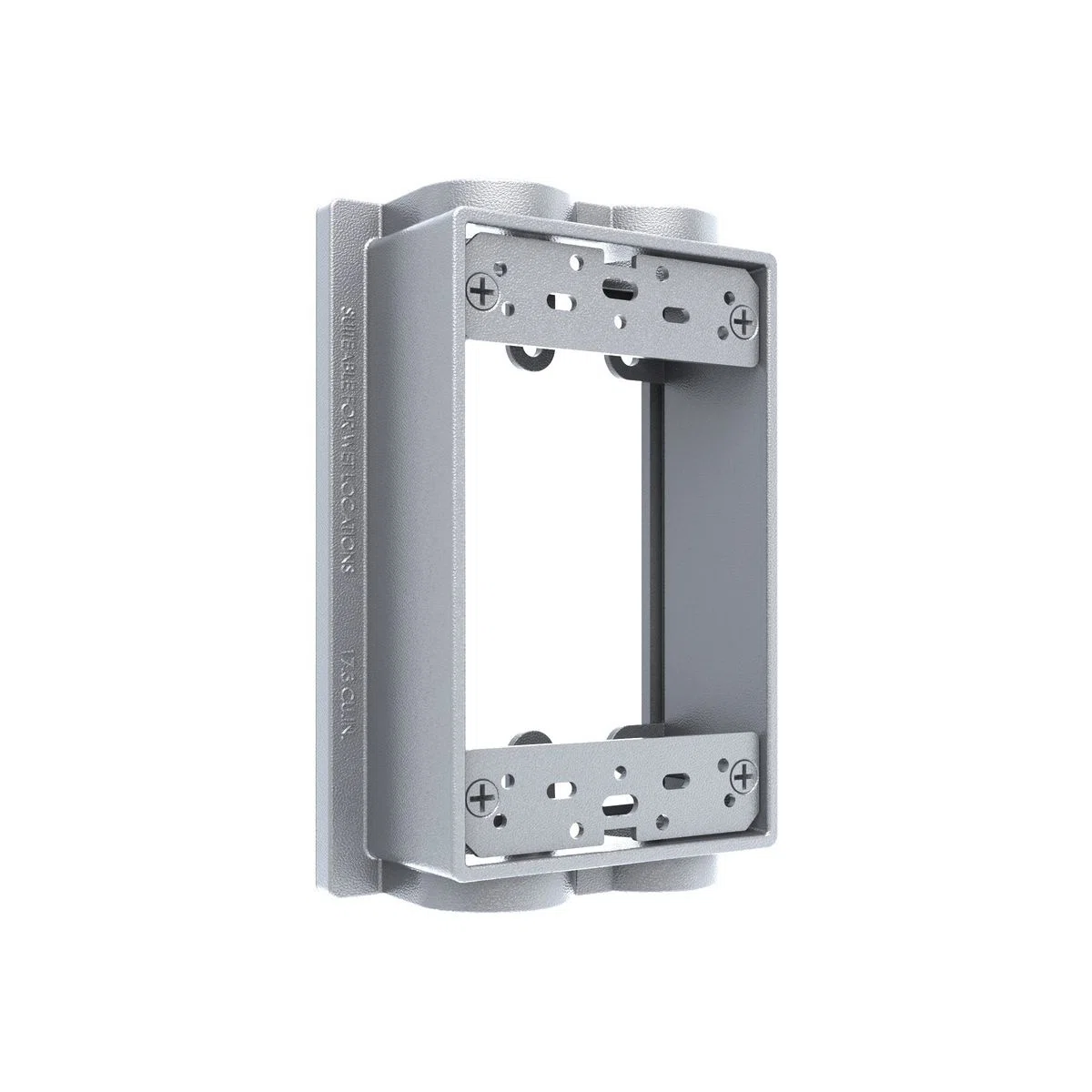 SE475S Rectangle Weatherproof Extension Ring, 1 Gang, Die Cast Metal