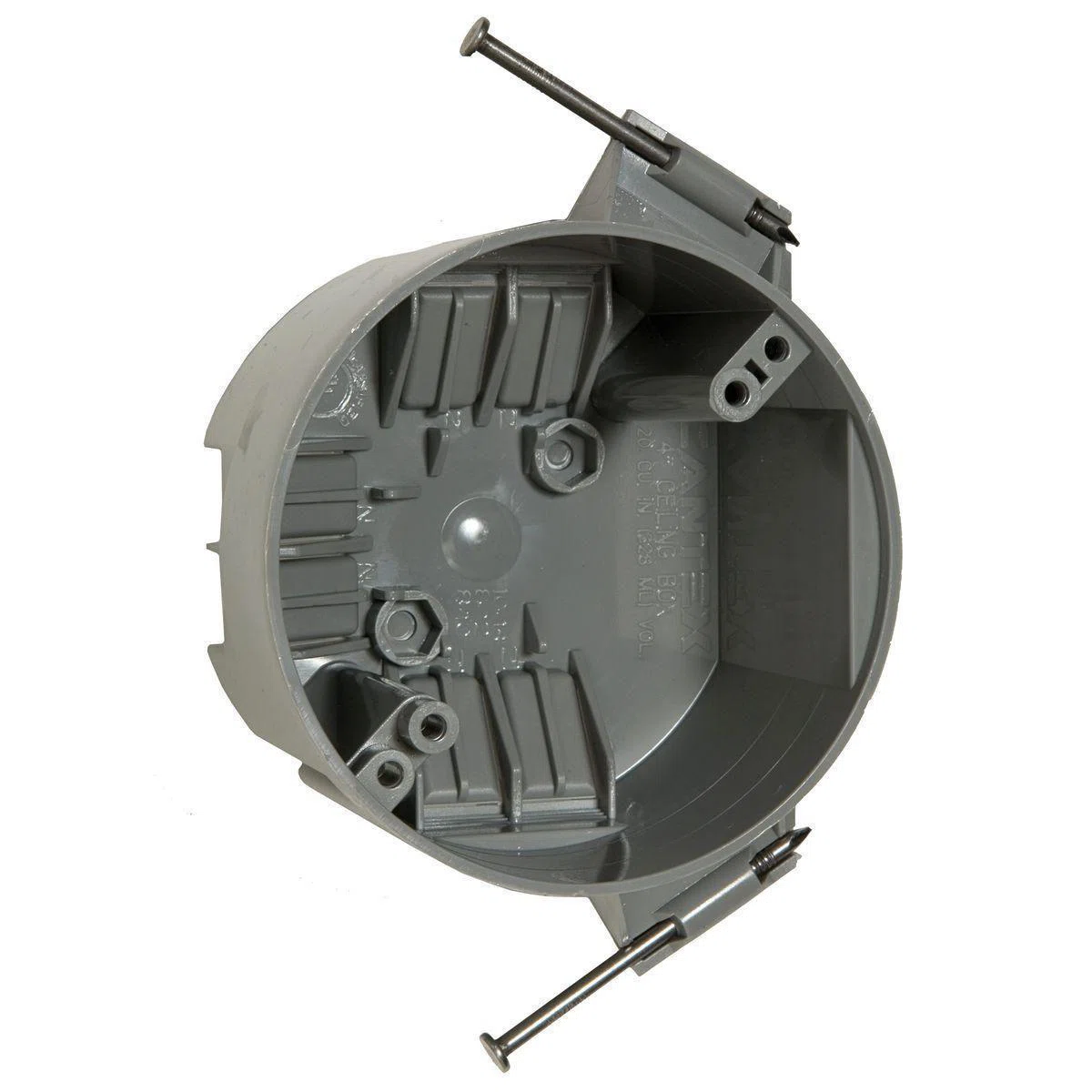 7824RAC Ceiling Fan Box, Polycarbonate, 20 cu-in Capacity, 2-3/8 in D