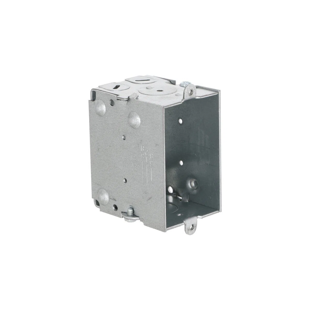 528 Gangable Switch Box, Steel, 12.5 cu-in Capacity, 1 Gangs, 1 Outlets, 7 Knockouts, 2 in H x 3.38 in W x 2.5 in D