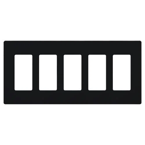 SC-5-MN Decorative Wall Plate, 5 Gangs, 4.69 in, Plastic, Midnight