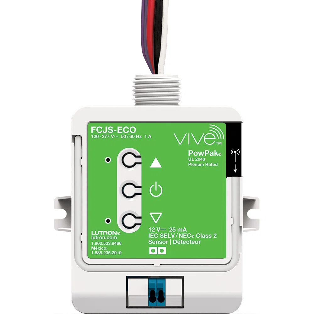 FCJS-ECO Fixture Control For EcoSystem Lighting Control Remote, For Use With Lighting Control, Plastic