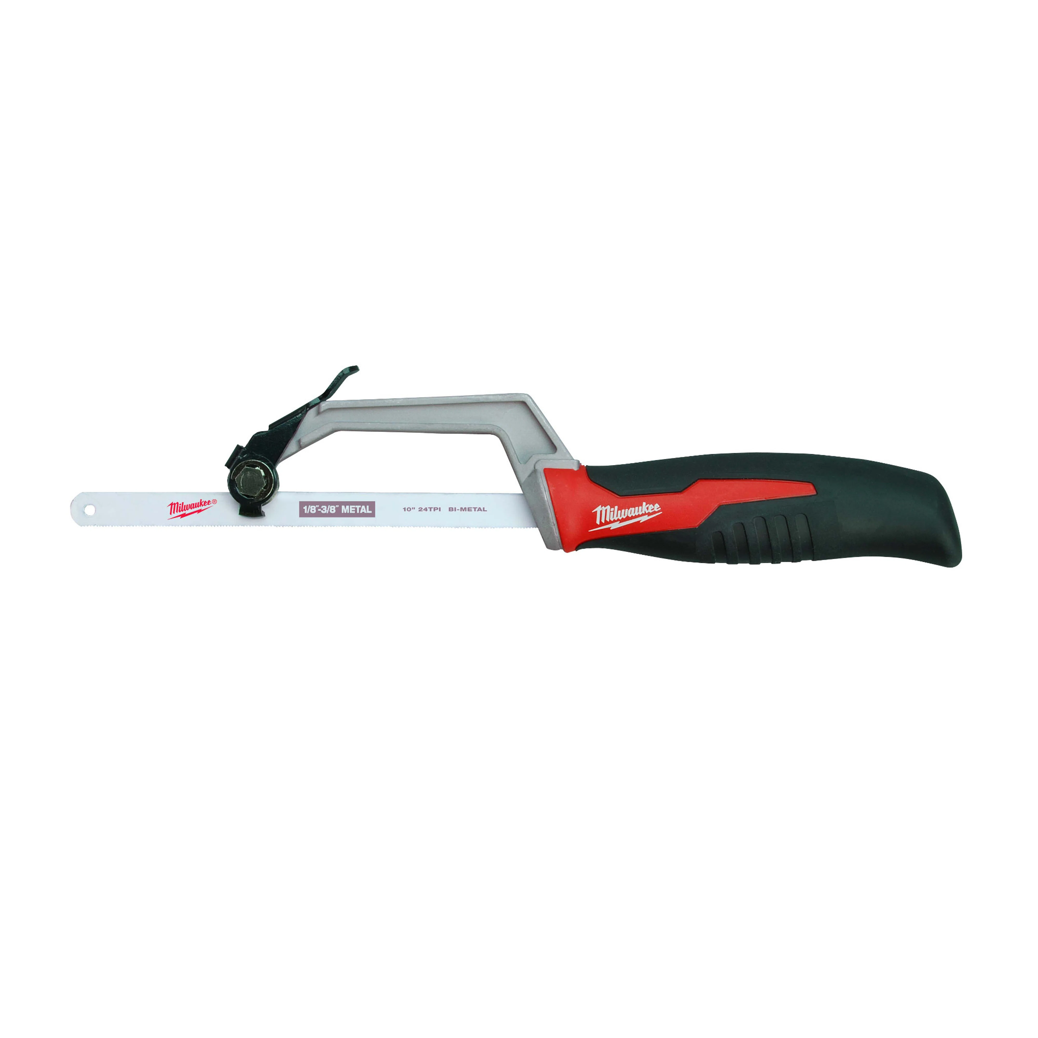 48-22-0012 Compact Hacksaw, 10 in L Bi-Metal Blade, 3 in D Throat