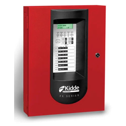 FX-5RD 5-Zone Conventional Fire Alarm Control Panel With Dialer, 120/230 VAC Input, 24 VDC Output, 24 V DC, 24 Ah Sealed Lead Acid Battery, Asynchronous Serial Communication, LCD Display, CSFM Approved, FDNY COA 6230