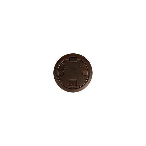 6ATC2AA Evolution 6AT Multi-Service Recessed Unwired Poke-Through Assembly With Surface Style Cover, 6 in Hole, 3 Gangs, Plastic/Steel