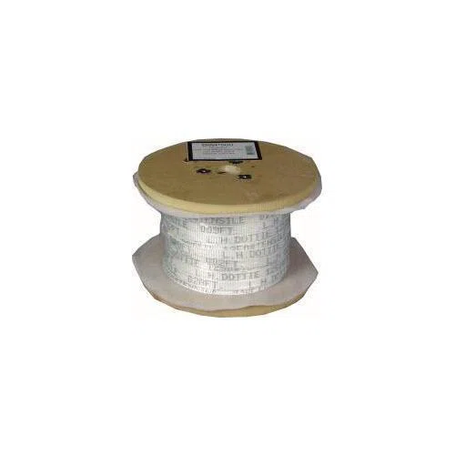 DWP502 Pull Line Measuring Tape, 2500 lb Tensile Strength, 500 ft L x 3/4 in W, Polyester
