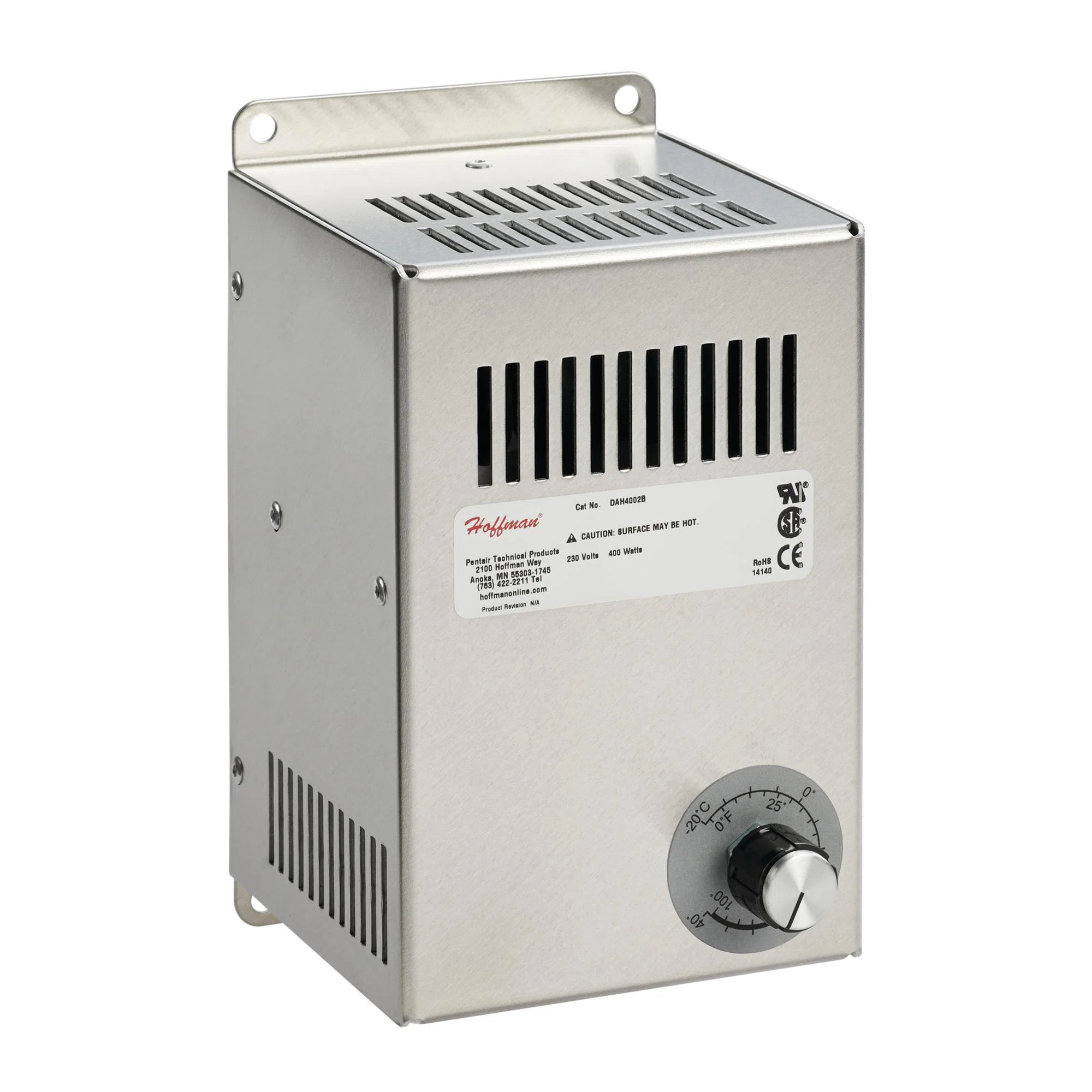 DAH4001B D85 Electric Heater, 400 W Power Rating, 115 V AC, 3.72 A, 0 to 100 deg F