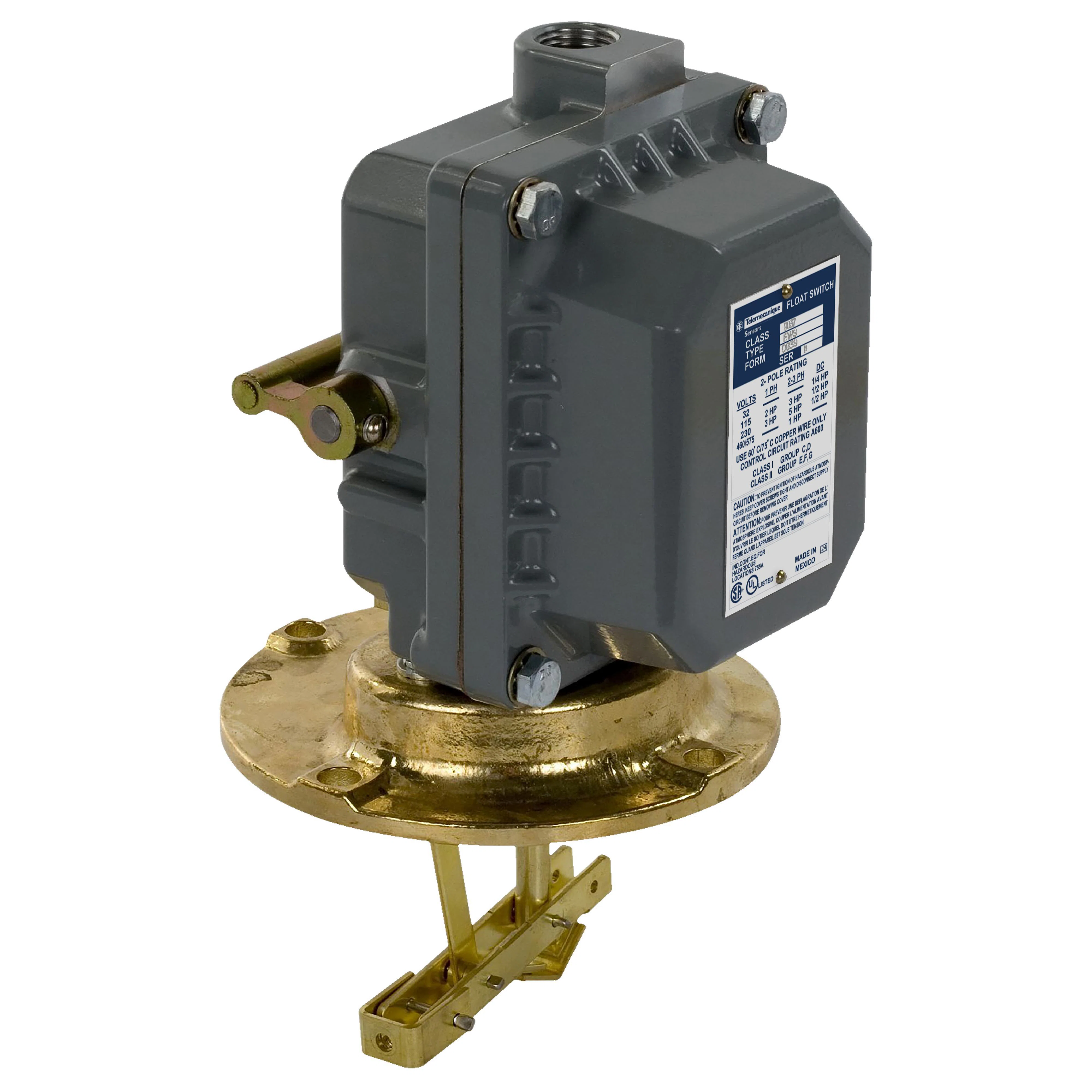 9037EW13 2-Pole Type E Float Switch, 575 V AC