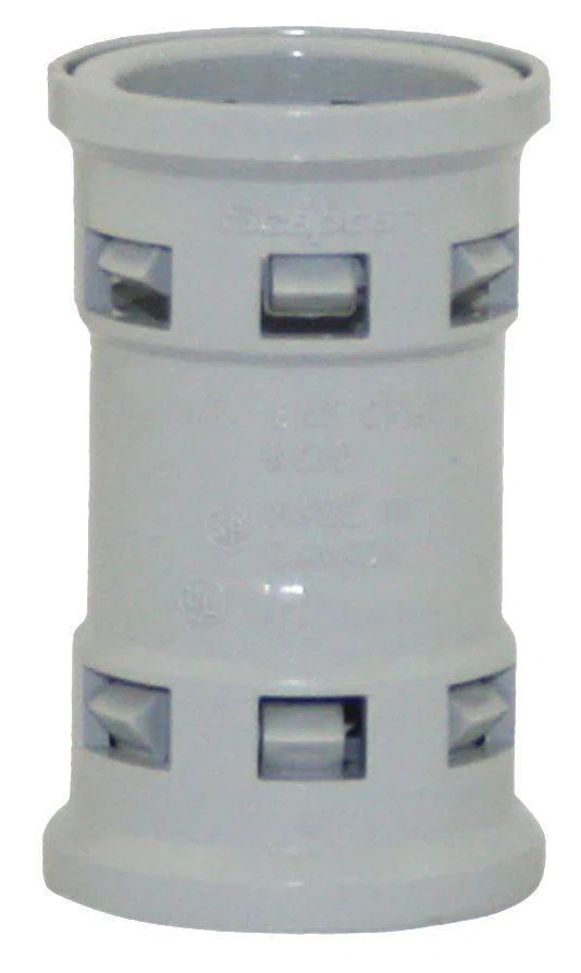 089000 Kwikon Push-Fit Coupling, 1/2 in, PVC